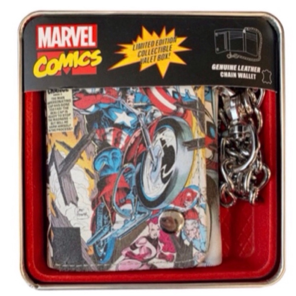 Marvel Captain America Ride Chain Wallet (NWT) - Picture 2 of 8